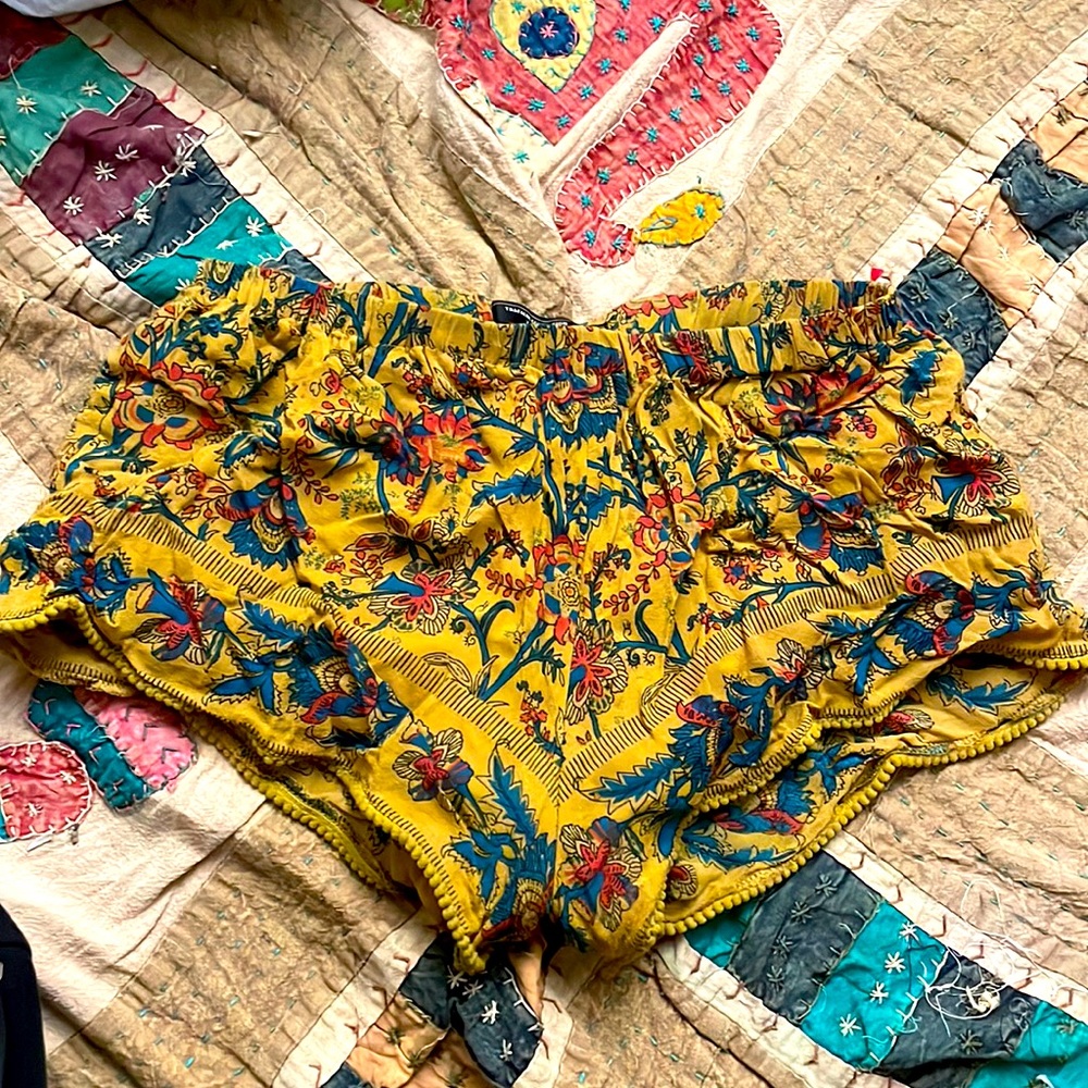 Zara boho summer shorts